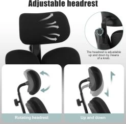 WOLTU Bürostuhl Ergonomisch, Mit Geteilter Rückenlehne, Liegefunktion, Aus Mesh 14 WOLTU Bürostuhl Ergonomisch, Mit Geteilter Rückenlehne, Liegefunktion, Aus Mesh -Möbel Store Buerostuhl ergonomisch mit geteilter Rueckenlehne Liegefunktion Mesh W0ATT0330 Schwarz6 1280x1280