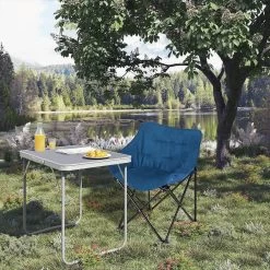 WOLTU Campingstuhl Faltbar, Gepolstert, Angelstuhl Aus Wildlederimitat Oxford-Gewebe -Möbel Store Campingstuhl faltbar gepolstert Angelstuhl Wildlederimitat Oxford Gewebe W0ETT0187 Blau9 1280x1280
