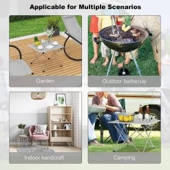 Alu Campingtisch Klappbar Falttisch Ultra Leichte Tragbar Mit Tragetasche -Möbel Store Campingtisch Alu klappbar Tragetasche CPT8133sb silber7 1280x1280