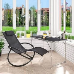 Campingtisch Klapptisch Gartentisch Höhenverstellbar -Möbel Store Campingtisch Klapptisch Gartentisch hoehenverstellbar CPT8122sz schwarz2 1280x1280