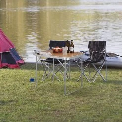 WOLTU Campingtisch Klapptisch Reisetisch Mit Griff, Zusammenklappbar Aus Alu Und MDF -Möbel Store Campingtisch Klapptisch Reisetisch mit Griff CPT8135ei MA eiche3 1280x1280