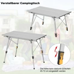 Campingtisch Klapptisch Aus Alu Mit Packtasche, Höhenverstellbar -Möbel Store Campingtisch Klapptisch aus Alu mit Packtasche Hoehenverstellbar CPT8129sb6 1280x1280