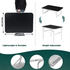 6er Set Alu Campingtisch, Klapptisch, 75,5x55x25,5/59cm, Tischplatte Aus MDF 11 6er Set Alu Campingtisch, Klapptisch, 75,5x55x25,5/59cm, Tischplatte Aus MDF -Möbel Store Campingtisch faltbar Gartentisch H henverstellung f r Balkon 75 5x55x25 5 59cm CPT8131sz Schwarz5TUnyfgdvLQ6Sf 1280x1280