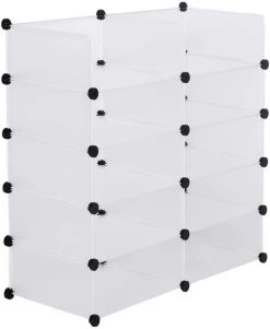 DIY Schuhschrank Mit Tür 10 Fächer Aus Kunststoff 12 DIY Schuhschrank Mit Tür 10 Fächer Aus Kunststoff -Möbel Store DIY Schuhregal mit 10 F chern Modell Arivd weiss3 1280x1280