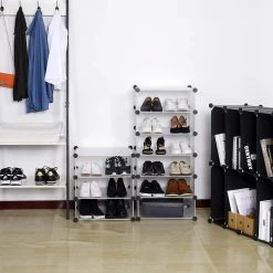 DIY Schuhschrank Mit Tür 10 Fächer Aus Kunststoff 14 DIY Schuhschrank Mit Tür 10 Fächer Aus Kunststoff -Möbel Store DIY Schuhregal mit 10 F chern Modell Arivd weiss6 1280x1280