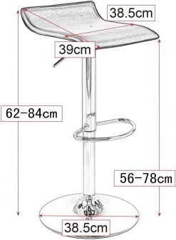 2er-Set Designer Barhocker Aus Pflegeleichtem Kunstleder -Möbel Store Design Hocker Barhocker stufenlose H henverstellung verchromter Stahl BH11 mehrfarbig1vx2nuoU2nzecU 1280x1280