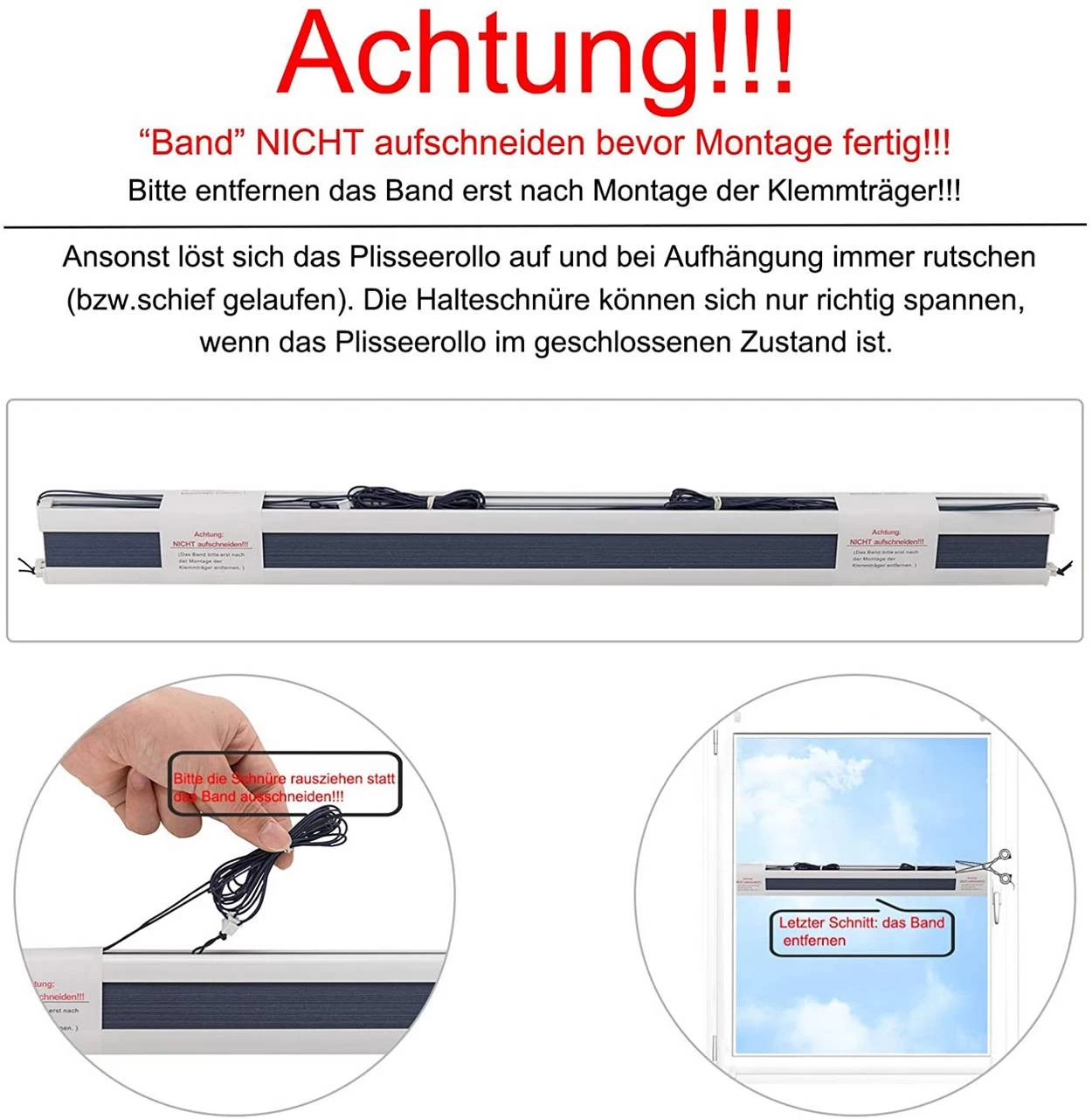 Doppelplissee Wabenplissees Ohne Bohren Mit Klemmträger Blau-weiß 8 Doppelplissee Wabenplissees Ohne Bohren Mit Klemmträger Blau-weiß – Bild 8