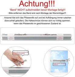 Doppelplissee Wabenplissees Ohne Bohren Mit Klemmträger Grau-weiß 15 Doppelplissee Wabenplissees Ohne Bohren Mit Klemmträger Grau-weiß -Möbel Store Doppelplissee Wabenplissee Plisseerollo Aluminiumfolie grau weiss8 1280x1280