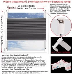 Doppelplissee Wabenplissees Ohne Bohren Mit Klemmträger Dunkelgrau-weiß 14 Doppelplissee Wabenplissees Ohne Bohren Mit Klemmträger Dunkelgrau-weiß -Möbel Store Doppelplissee Wabenplissees ohne Bohren mit Klemmtraeger WPS0023dgr dunkelgrau weiss7 1280x1280