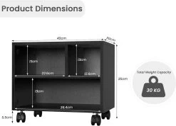 Druckertisch Mit Rädern, Bürocontainer Rollbar, Aktenwagen, 40x35x30 Cm 11 Druckertisch Mit Rädern, Bürocontainer Rollbar, Aktenwagen, 40x35x30 Cm -Möbel Store Druckertisch mit R dern rocontainer rollbar Aktenwagen 40x35x30 cm W0ATT0119 schwarz3 1280x1280