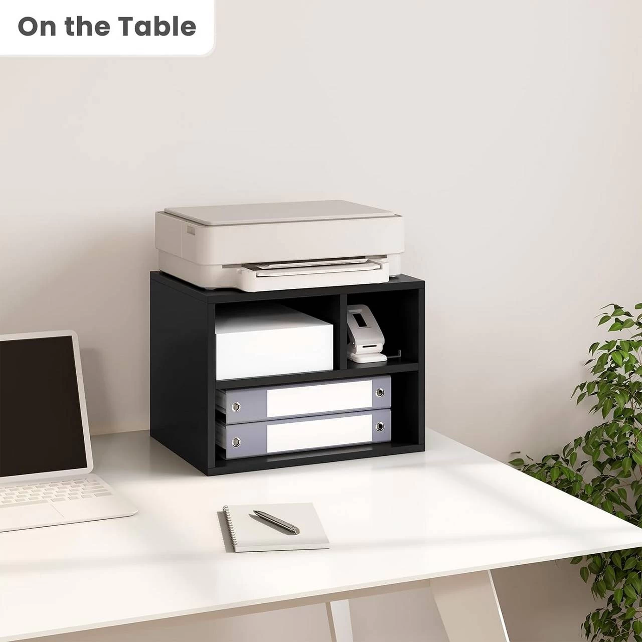 Druckertisch Mit Rädern, Bürocontainer Rollbar, Aktenwagen, 40x35x30 Cm 4 Druckertisch Mit Rädern, Bürocontainer Rollbar, Aktenwagen, 40x35x30 Cm – Bild 4