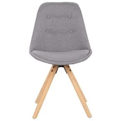 2er-Set Esszimmerstuhl, Küchenstuhl, Sitzfläche Aus Leinen, Holzgestell -Möbel Store Elegante Esszimmerstuehle aus Leinen Kunststoff Holz im Braun Bei Woltu BH54br 2 4 1280x1280