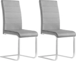 Esszimmerstühle 2er Set, Schwingstuhl Mit Hoher Rückenlehne