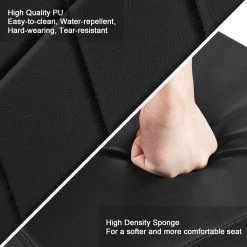 WOLTU Esszimmerstühle 4er Set, Kunstlederstuhl Mit Hoher Rückenlehne, Metallbeinen -Möbel Store Esszimmerstuehle 4er Set Kunstlederstuhl mit hoher Rueckenlehne Metallbeinen W0ATT0309 4 schwarz6 1280x1280