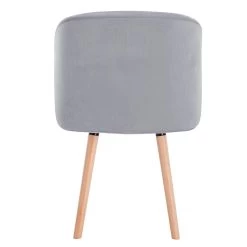 Esszimmerstühle 2er Set Mit Armlehne, Sitzfläche Aus Samt, Gestell Aus Massivholz -Möbel Store Esszimmerstuehle Wohnzimmerstuhl Polsterstuhl Design Samt BH121gr 2 10 1280x1280