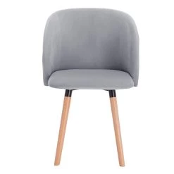 Esszimmerstühle 2er Set Mit Armlehne, Sitzfläche Aus Samt, Gestell Aus Massivholz -Möbel Store Esszimmerstuehle Wohnzimmerstuhl Polsterstuhl Design Samt BH121gr 2 8 1280x1280