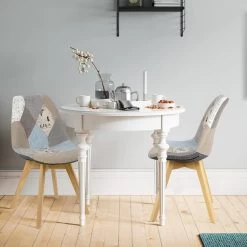 Esszimmerstuhl 1 Stück Design Stuhl Leinen Küchenstuhl Holz Patchwork -Möbel Store Esszimmerstuhl 1 St ck Design Stuhl Leinen K chenstuhl Holz Patchwork BH29pw 1 Grau khaki6 1280x1280