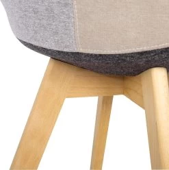 Esszimmerstuhl 2 Stück Design Stuhl Leinen Küchenstuhl Holz Patchwork -Möbel Store Esszimmerstuhl 2 St ck Design Stuhl Leinen K chenstuhl Holz BH29pw 2 Grau khaki3 1280x1280