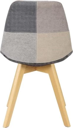 Esszimmerstuhl 2 Stück Design Stuhl Leinen Küchenstuhl Holz Patchwork -Möbel Store Esszimmerstuhl 2 St ck Design Stuhl Leinen K chenstuhl Holz BH29pw 2 Grau khaki4 1280x1280