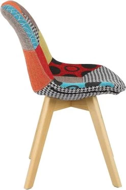 Esszimmerstuhl 4 Stück Design Stuhl Leinen Küchenstuhl Holz Mehrfarbig -Möbel Store Esszimmerstuhl 4 St ck Design Stuhl Leinen K chenstuhl Holz BH29mf 4 mehrfarbig3 1280x1280