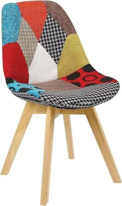 Esszimmerstuhl 4 Stück Design Stuhl Leinen Küchenstuhl Holz Mehrfarbig -Möbel Store Esszimmerstuhl 4 St ck Design Stuhl Leinen K chenstuhl Holz BH29mf 4 mehrfarbig5 1280x1280