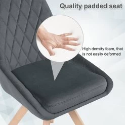 4er Set Esszimmerstühle, Küchenstuhl Drehbar, Mit Samtbezug, Beine Aus Buchenholz -Möbel Store Esszimmerstuhl K chenstuhl drehbar mit Samtbezug Beine aus Buchenholz BH359dgr 1 dunkelgrau7 1280x1280 3