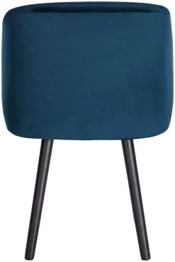 Esszimmerstuhl Mit Armlehne, Sitzfläche Aus Samt, Gestell Aus Massivholz -Möbel Store Esszimmerstuhl mit Armlehne aus Samt Modell Ann BH121bl 1 blau5 1280x1280