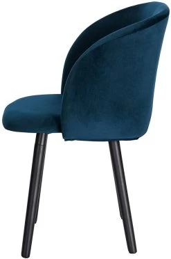 Esszimmerstuhl Mit Armlehne, Sitzfläche Aus Samt, Gestell Aus Massivholz -Möbel Store Esszimmerstuhl mit Armlehne aus Samt Modell Ann BH121bl 1 blau6 1280x1280