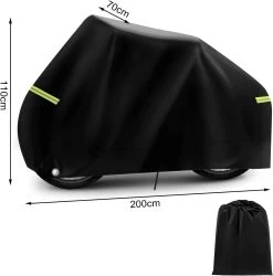 Fahrradabdeckung, Wasserdichte Fahrradschutzhülle Robuste Fahrradgarage Aus 190T Oxford-Gewebe 11 Fahrradabdeckung, Wasserdichte Fahrradschutzhülle Robuste Fahrradgarage Aus 190T Oxford-Gewebe -Möbel Store Fahrradabdeckungss wasserdichte Fahrradschutzh lle robuste Fahrradgarage aus 190T Oxford Gewebe GZ1240sz schwarz3 1280x1280