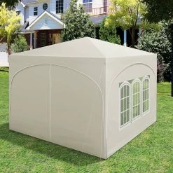 Faltpavillon 3x3 M, Wasserabweisend UV-Schutz 50+, Höhenverstellbar, Mit Tragetasche -Möbel Store Faltpavillon 3x3 m wasserabweisend UV Schutz 50 h henverstellbar mit Tragetasche PVL0004be beige5 1280x1280