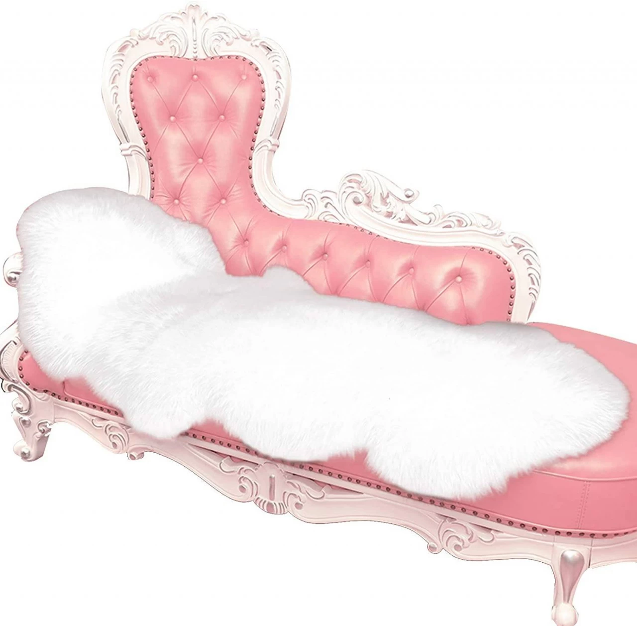 Kunstfell Lammfellimitat Teppich Flauschig (170-180) X 60cm 1 Kunstfell Lammfellimitat Teppich Flauschig (170-180) X 60cm