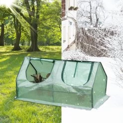 Foliengewächshaus Frühbeet, Mit Aufrollbaren Fenstern, Metallrahmen, 120x60x60cm -Möbel Store Foliengew chshaus Fr hbeet mit aufrollbaren Fenstern Metallrahmen 120x60x60cm W0UETT0049 gr n6 1280x1280