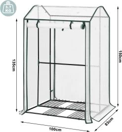 WOLTU Foliengewächshaus Treibhaus Gemüse Gewächshaus Mit Ösen,100x83x150cm Weiß 11 WOLTU Foliengewächshaus Treibhaus Gemüse Gewächshaus Mit Ösen,100x83x150cm Weiß -Möbel Store Foliengewaechshaus Treibhaus Gemuese Gewaechshaus mit OEsen W0UETT0222 Weiss3 1280x1280