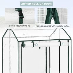 WOLTU Foliengewächshaus Treibhaus Gemüse Gewächshaus Mit Ösen,100x83x150cm Weiß 16 WOLTU Foliengewächshaus Treibhaus Gemüse Gewächshaus Mit Ösen,100x83x150cm Weiß -Möbel Store Foliengewaechshaus Treibhaus Gemuese Gewaechshaus mit OEsen W0UETT0222 Weiss8 1280x1280