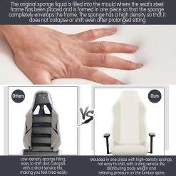 WOLTU Gaming Stuhl, Bürostuhl, Mit Adaptiver Lendenwirbelstütze, Kunstleder Metallrahmen 12 WOLTU Gaming Stuhl, Bürostuhl, Mit Adaptiver Lendenwirbelstütze, Kunstleder Metallrahmen -Möbel Store Gaming Stuhl Buerostuhl mit adaptiver Lendenwirbelstuetze Kunstleder Metallrahmen W0ATT0529 Anthrazit4 1280x1280