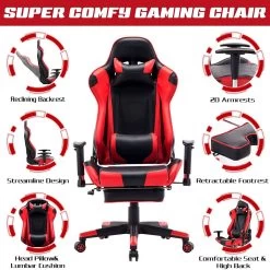 Gamingstuhl Racingstuhl Drehstuhl Kunstleder BS14 -Möbel Store Gamingstuhl Racingstuhl Drehstuhl Kunstleder BS14rt 5 1280x1280