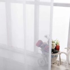 Gardinen Transparent Mit Schlaufen Vorhang Voile Tüll Wohnzimmer 12 Gardinen Transparent Mit Schlaufen Vorhang Voile Tüll Wohnzimmer -Möbel Store Gardinen transparent mit Schlaufen Vorhang Voile Tuell Wohnzimmer VH5901ws weiss4 1280x1280