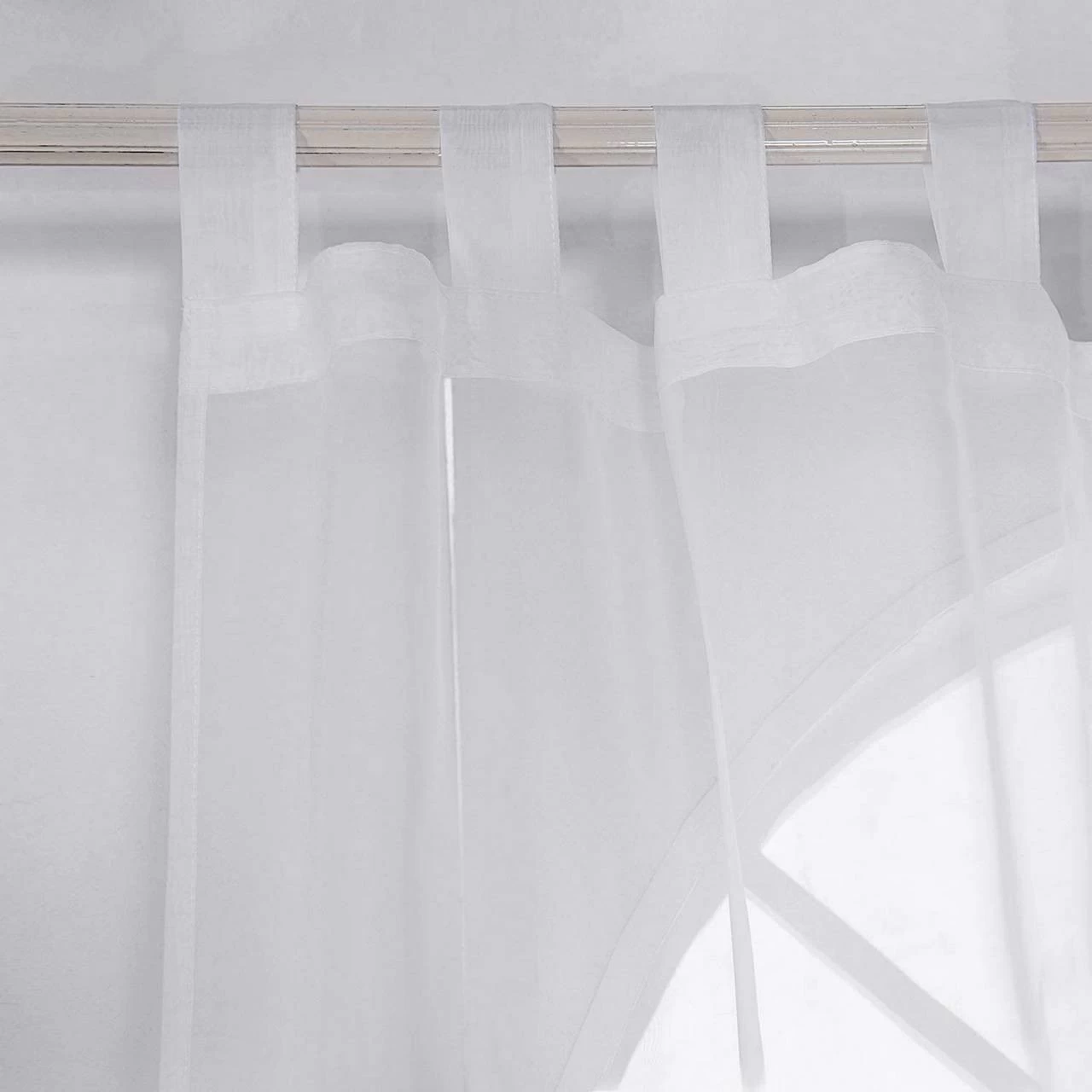Gardinen Transparent Mit Schlaufen Vorhang Voile Tüll Wohnzimmer 6 Gardinen Transparent Mit Schlaufen Vorhang Voile Tüll Wohnzimmer – Bild 6