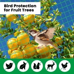 WOLTU Geflügelnetz, Gartenzaun Steckzaun Campingzaun Absperrzaun, 53 G/m² PE, Grün -Möbel Store Gefluegelnetz Gartenzaun Steckzaun Campingzaun Absperrzaun 53g m PE W0UETT0242 W0UETT0243 Gruen3 1280x1280