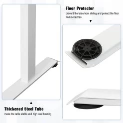 Höhenverstellbar Schreibtisch Elektrisch Mit Tischplatte 120 X 60 Cm Und 4 Memory-Steuerungen 17 Höhenverstellbar Schreibtisch Elektrisch Mit Tischplatte 120 X 60 Cm Und 4 Memory-Steuerungen -Möbel Store H henverstellbar Schreibtisch Elektrisch mit Tischplatte 120 x 60 cm und 4 Memory Steuerungen TS162ws Weiss Weiss Gestell8 1280x1280