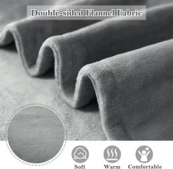 Heizdecke Flanell, Elektrische Wärmedecke, 10 Temperaturstufen Timer 2h/4h/8h -Möbel Store Heizdecke Flanell Elektrische W rmedecke 10 Temperaturstufe Timer 2h4h8h W0UTT0155 dunkelgrau6 1280x1280