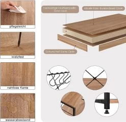 Küchenregal Standregal Mikrowellenhalter Bäcker Regal Haushaltsregal Schwarz + Hell Eiche -Möbel Store K chenregal Standregal Mikrowellenhalter B cker Regal Haushaltsregal RGB9285hei Schwarz Hell Eiche2 1280x1280