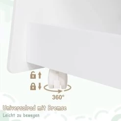 Kinder Bücherregal, Spielzeugregal In Baumform, Aus MDF, 60x71x38,5 Cm, Weiß -Möbel Store Kinder B cherregal Kinderb cherregal in Baumform aus MDF KR022ws weiss5 1280x1280