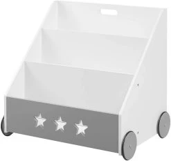 Kinder Bücherregal Mit Räder 3 Regale Weiß