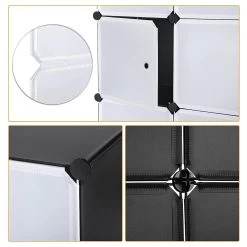 Kleiderschrank Garderobenschrank Mit 2 Kleiderstange -Möbel Store Kleiderschrank Garderobenschrank Mit 2 Kleiderstange SR0090sw7 1280x1280