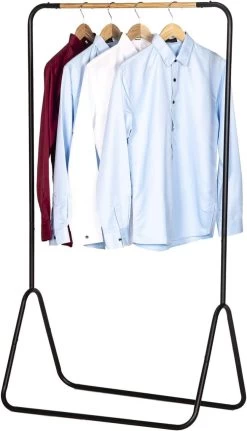 Kleiderständer Garderobenständer Kleiderstange Metall, Ca.79x43x145cm(BxTxH)