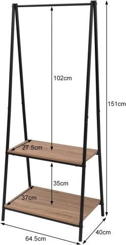 Garderobenständer Kleiderständer Wäscheständer Mit Ablage, Schuhregal Regale -Möbel Store Kleiderst nder W schest nder Schuhregal SR00665 1280x1280
