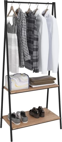 Garderobenständer Kleiderständer Wäscheständer Mit Ablage, Schuhregal Regale