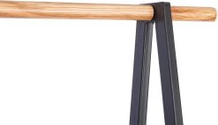 Kleiderständer Für Schlafzimmer Garderobenständer Mit Metallablagen Schwarz -Möbel Store Kleiderst nder f r Schlafzimmer Garderobenst nder mit Metallablagen SR0077 Schwarz3 1280x1280