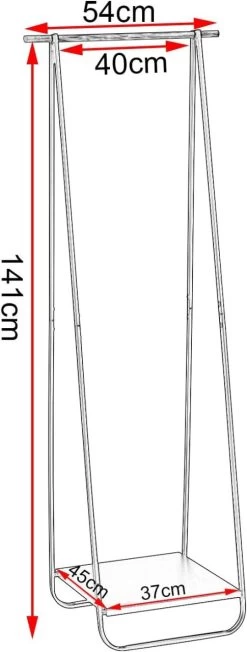 Kleiderständer Für Schlafzimmer Garderobenständer Mit Metallablagen Schwarz -Möbel Store Kleiderst nder f r Schlafzimmer Garderobenst nder mit Metallablagen SR0077 Schwarz5 1280x1280
